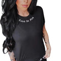 Black Shirt with 'Tatted as F&ck' Graphic Around the Collar | Grunge, Alternative, Spicy, Offensive Streetwear | Bold &...