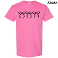 Black Triple Bows Puff Gildan Short Sleeve T-Shirt Hoodie, Sweatshirt | PureTeeCo.com