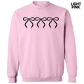 Black Triple Bows Puff Sweatshirt T-Shirts, Hoodie | PureTeeCo.com