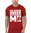 Underestimate Me Red T-Shirt Hoodie, Sweatshirt | PureTeeCo.com