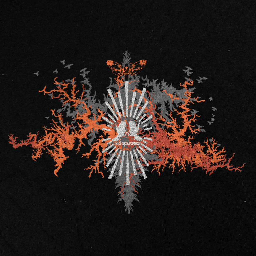 Electric Fire Black T-Shirt Hoodie, Sweatshirt | PureTeeCo.com (Image 3)