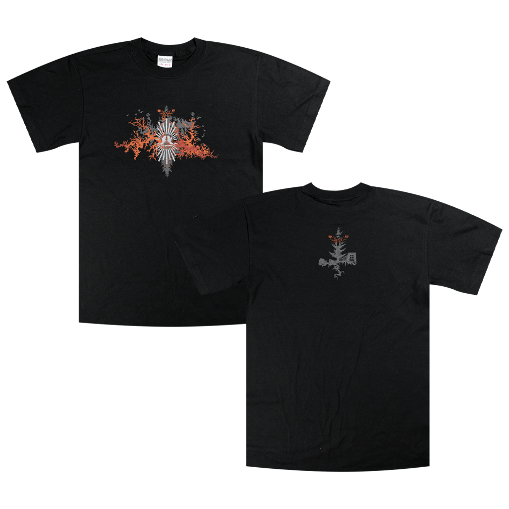 Electric Fire Black T-Shirt Hoodie, Sweatshirt | PureTeeCo.com (Image 1)