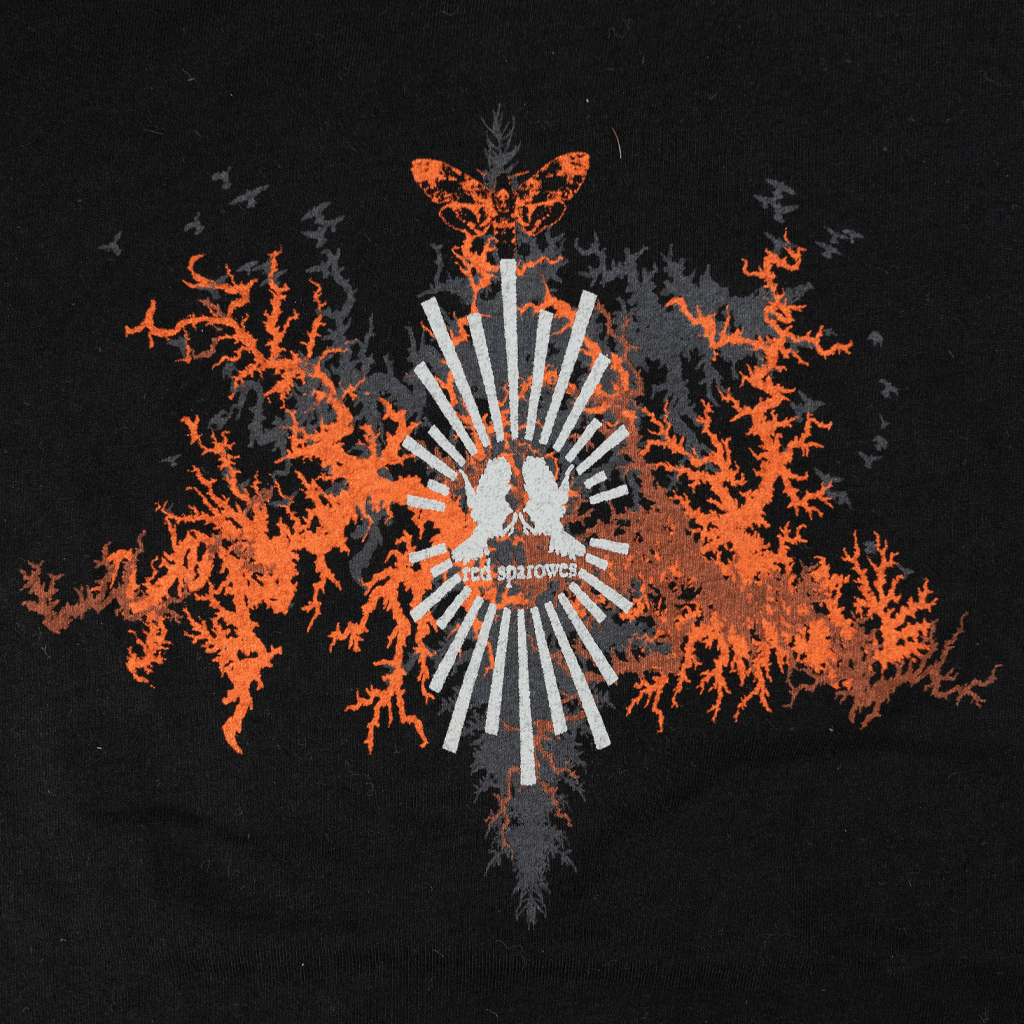 Electric Fire Black T-Shirt Hoodie, Sweatshirt | PureTeeCo.com (Image 5)