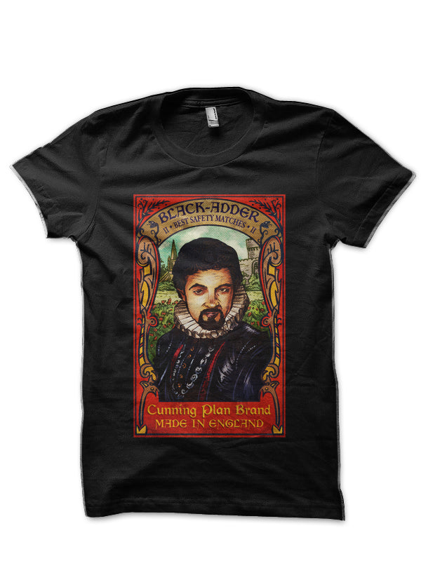 Blackadder Black T-Shirt Style001 Hoodie, Sweatshirt | PureTeeCo.com