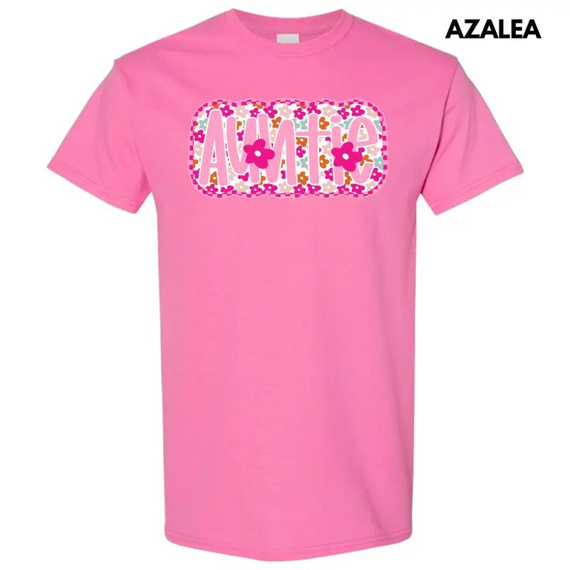 Bloom Auntie Gildan Short Sleeve T-Shirt 'NLB' Hoodie, Sweatshirt | PureTeeCo.com