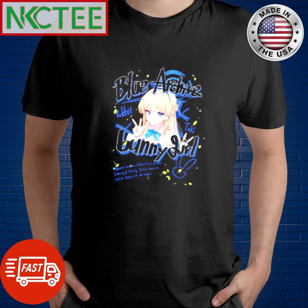 Blue Archive bunny Livl anime shirt