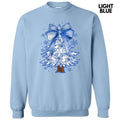 Blue Chinoiserie Christmas Tree Sweatshirt 'NLB' T-Shirts, Hoodie | PureTeeCo.com