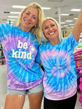 Blue Fizz Tie-Dye Tee Hoodie, Sweatshirt | PureTeeCo.com