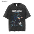 Blue Lock Isagi Playmaker Vintage T-Shirt - Men Hip Hop T-Shirt Gift For Him Menswear Top Hoodie, Sweatshirt | PureTeeCo.com