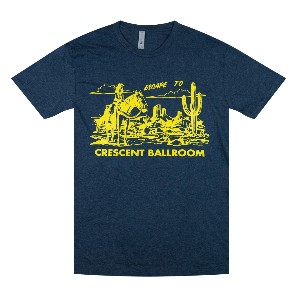 Escape to.. Navy T-Shirt Hoodie, Sweatshirt | PureTeeCo.com (Image 1)