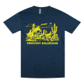 Escape to.. Navy T-Shirt Hoodie, Sweatshirt | PureTeeCo.com (Image 1)