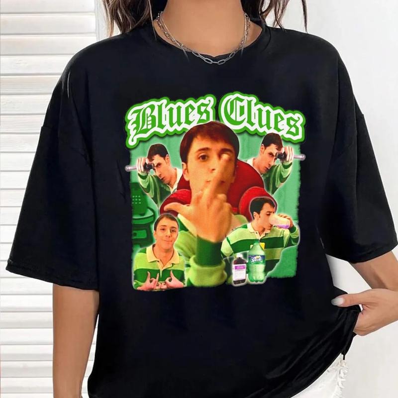 Blues Clues Gangster Funny Meme Shirt Casual Unisex Trendy Style Hoodie, Sweatshirt | PureTeeCo.com