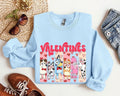 Bluey Dog and Friends Valentine Day Sweatshirt, Bluey Happy Valentine Hoodie, Valentine Love Hoodie, Valentine Day Hoodie...