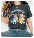 Bluey Oh Biscuits Shirt, Oh Biscuits, Bluey Bingo Shirt, Blue Dog Shirt, Mum Dad Bluey T-Shirt, Bingo shirt Hoodie,...