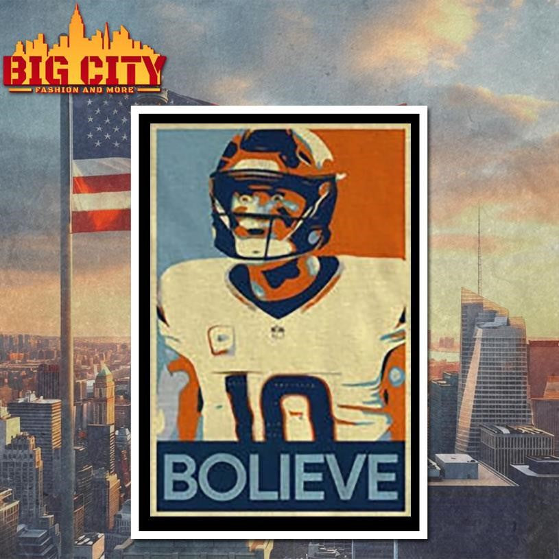 Bo Nix Bolieve Hope Broncos Poster Statement shirt