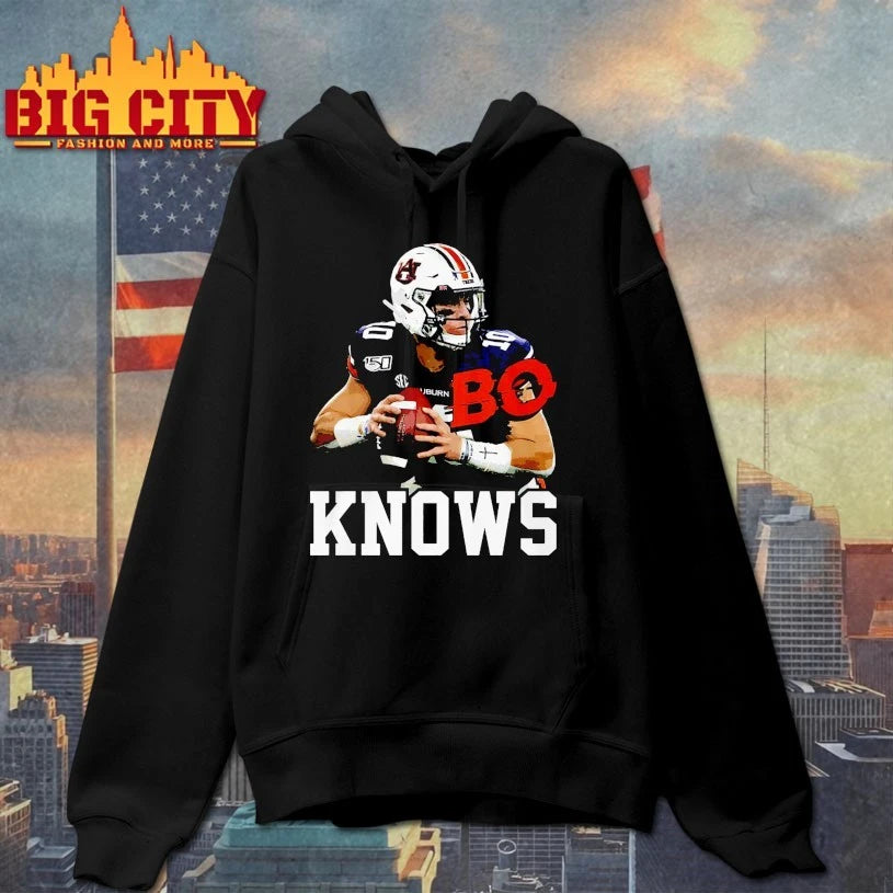 Bo Nix College Football Fan Bo Knows Parody shirt
