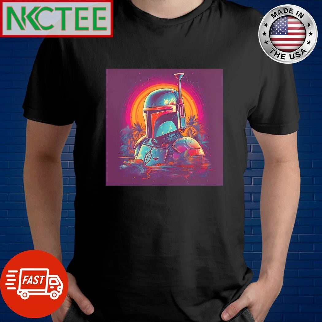 Boba Fett paint retro shirt