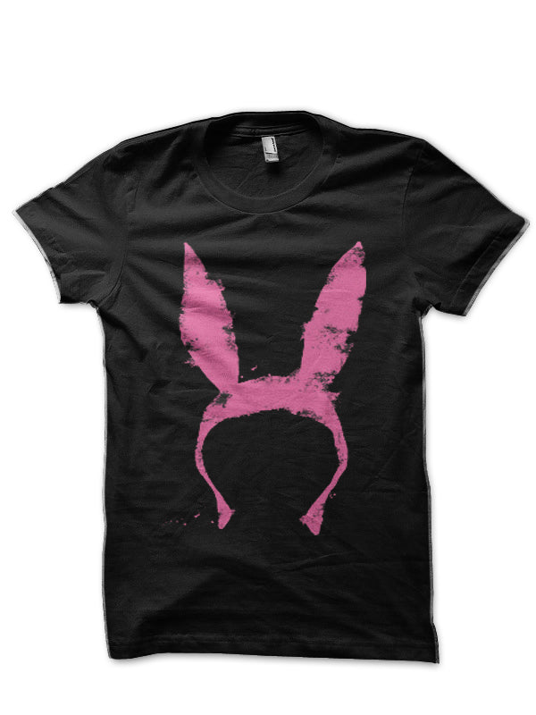 Louise in Pink Distressed T-Shirt Hoodie, Sweatshirt | PureTeeCo.com