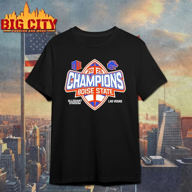 Boise State Broncos Mountain West Football Champions 2025 shirt