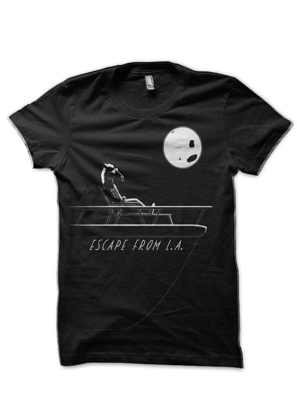 Bojack Horseman on Escape From L.A. Black Half Sleeve T-Shirt Hoodie, Sweatshirt | PureTeeCo.com