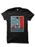 Horseman Obey Black Half Sleeve T-Shirt Hoodie, Sweatshirt | PureTeeCo.com