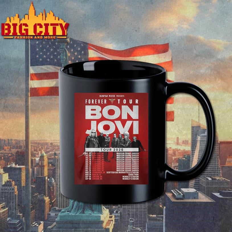 Bon Jovi Forever Tour 2026 Poster Shirt