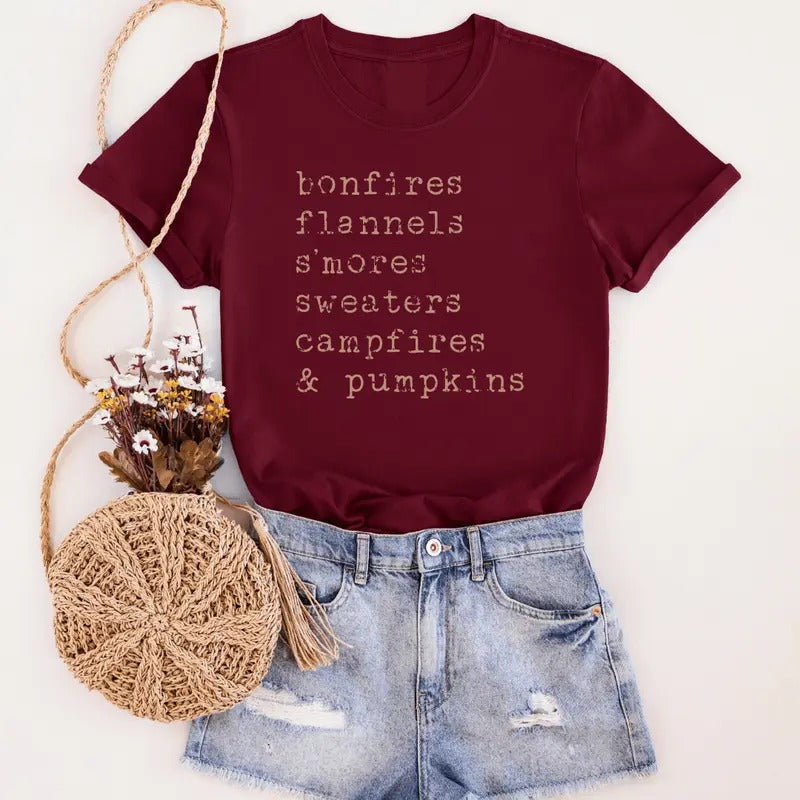 Bonfires Graphic Tee Hoodie, Sweatshirt | PureTeeCo.com