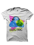Electric Bonobo White T-Shirt Hoodie, Sweatshirt | PureTeeCo.com