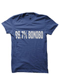 98.7% Bonobo Ape Atheism Navy Blue T-Shirt Hoodie, Sweatshirt | PureTeeCo.com