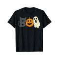 Boo Black Cat Pumpkin Cat Fun Halloween menswear T-shirt Made in USA Hoodie, Sweatshirt | PureTeeCo.com