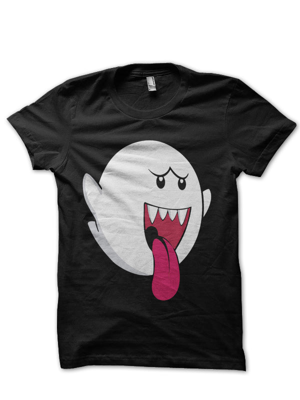 Boo Black Half Sleeve T-Shirt Hoodie, Sweatshirt | PureTeeCo.com