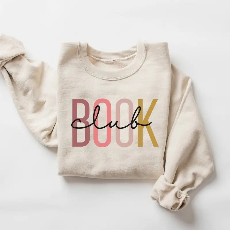 Book Club Sweatshirt, Bookish Sweatshirt, Booktrovert Shirt, Book Nerd, Book Lover Sweater, Reading Book Sweatshirt, ...