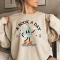Book Sweatshirt, A Book A Day Keep The Mental Breakdown Away Shirt, Read More Cry Less Sweatshirt, Reading Book Hoodie,...