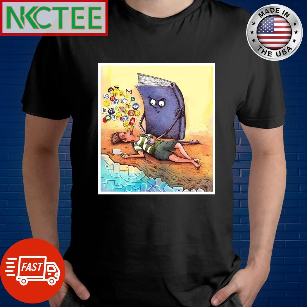 Books are saving people from internet addiction shirt