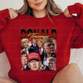 Bootleg 90s Trump Homage Sweatshirt, Graphic Trump President Sweatshirt T-Shirts, Hoodie | PureTeeCo.com