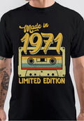 Born In 1971 Limited Edition T-Shirt Hoodie, Sweatshirt | PureTeeCo.com