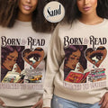 Born To Read Bookish Sweatshirt, Black Girl Reader Shirt, Bookish Gift for Her, Dark Romance, Smut Shirt Gift Booktok,...