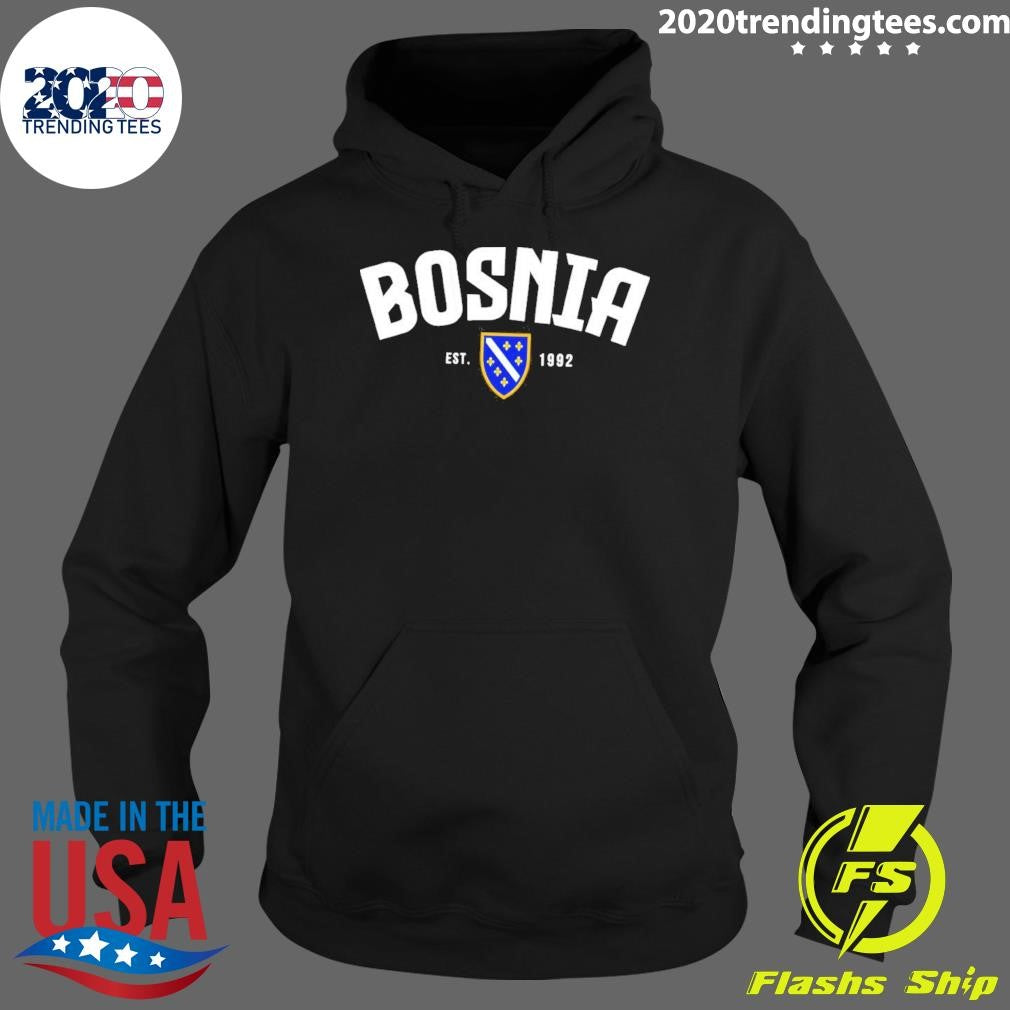Bosnia Herzegovina est 1992 flag shirt