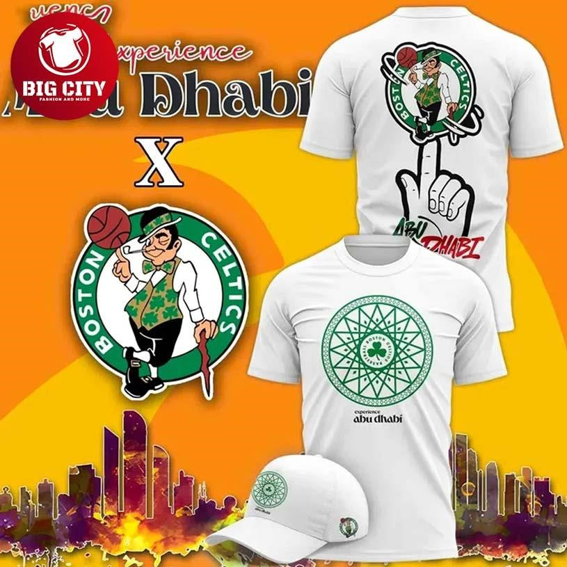 Boston Celtics x Experience Abu Dhabi 2025 Two Sided Shirt