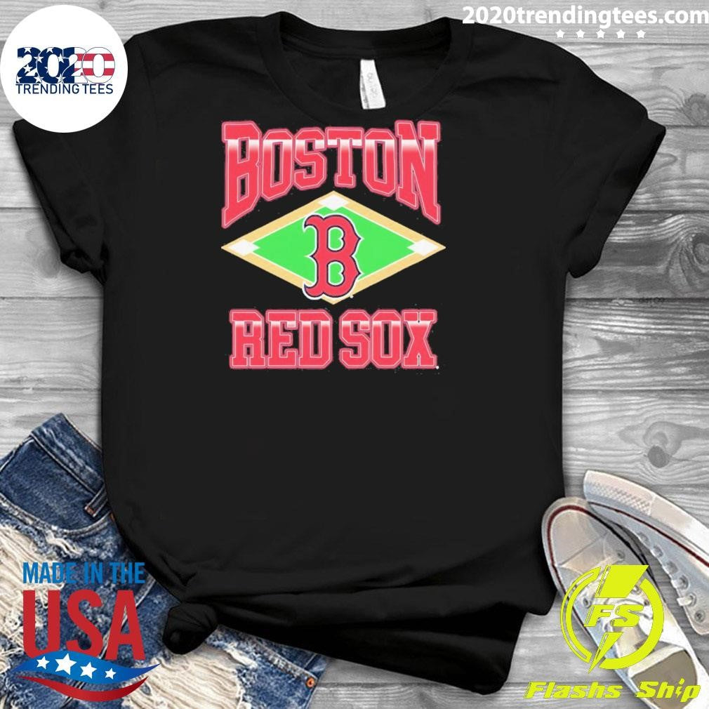 Boston Red Sox Baseball Field Diamond Shirt