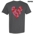 Bow Filled Heart Comfort Colors T-Shirt 'NLB' Hoodie, Sweatshirt | PureTeeCo.com