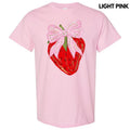 Bow Topped Strawberry Gildan Short Sleeve T-Shirt 'NLB' Hoodie, Sweatshirt | PureTeeCo.com
