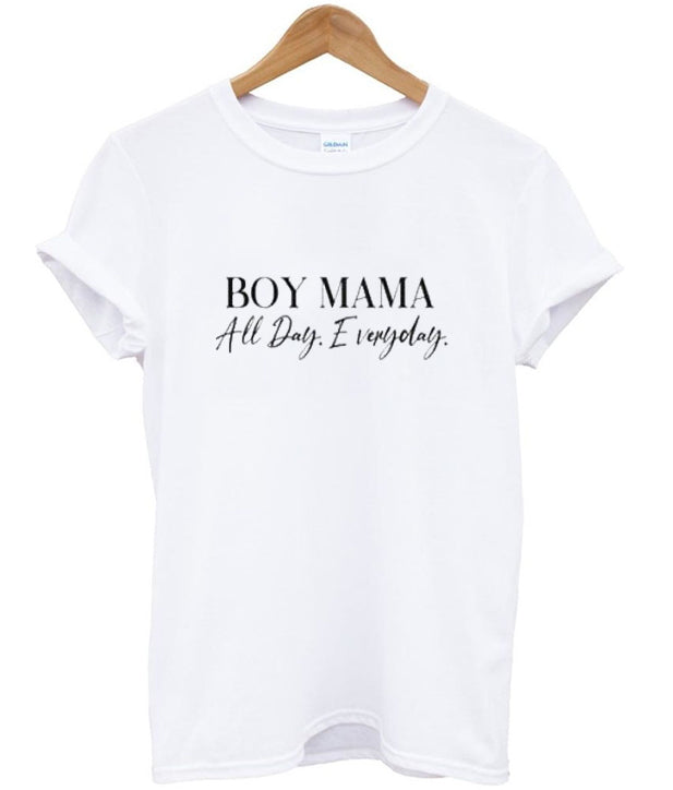 Boy Mama All Day Everyday T-Shirt Hoodie, Sweatshirt | PureTeeCo.com