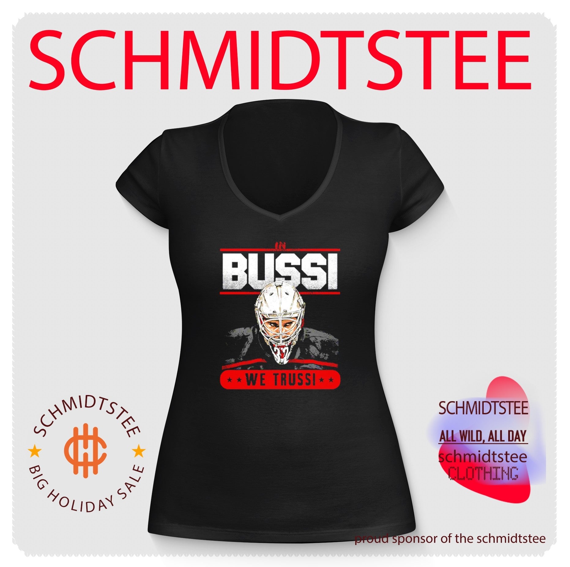 Brandon Bussi Carolina hockey we Trussi shirt