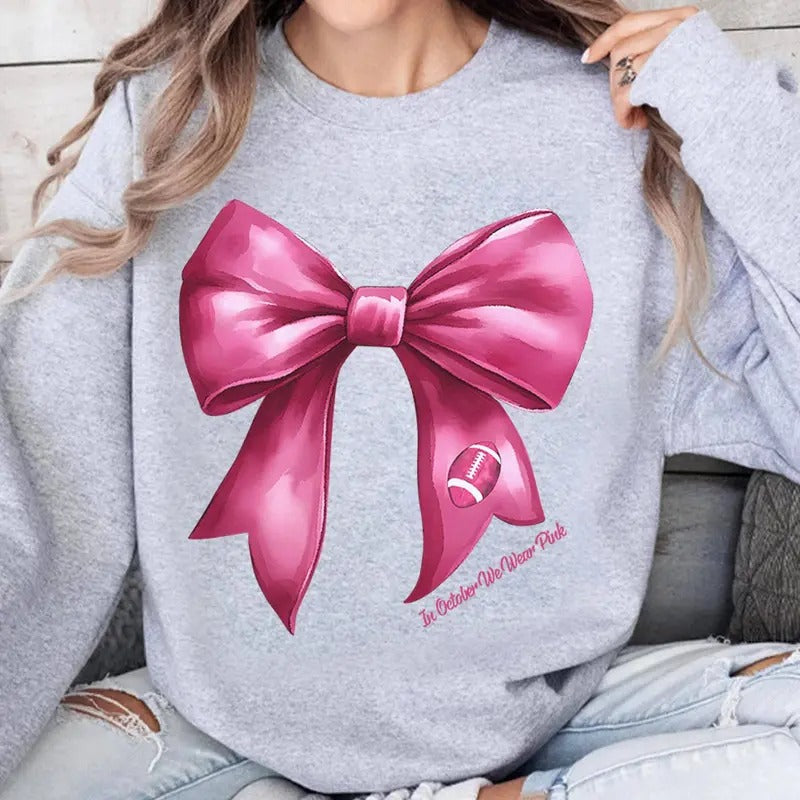 Breast Cancer T-Shirt, In October We Were Pink T-Shirt, Halloween T-Shirt,  Coquette Bow Shirt, Football T-Shirt, Vintage...