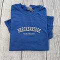 Breckenridge Colorado embroidered T-shirt; gift for teachers Hoodie, Sweatshirt | PureTeeCo.com
