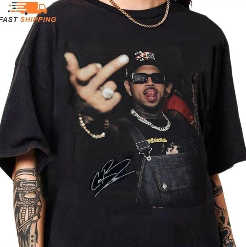 Breezy Bowl XX 2025 Tour Tee Vintage CB Middle Finger Shirt Casual Streetwear Styles Summer Trendy Hoodie, Sweatshirt
