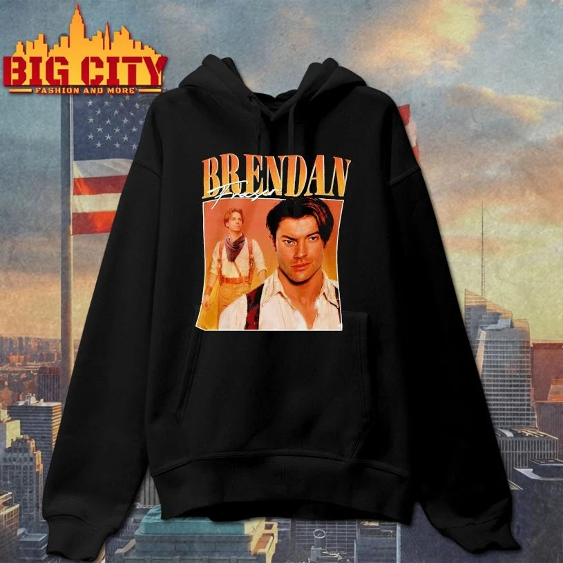 Brendan Fraser Actor Retro 90S Poster shirt