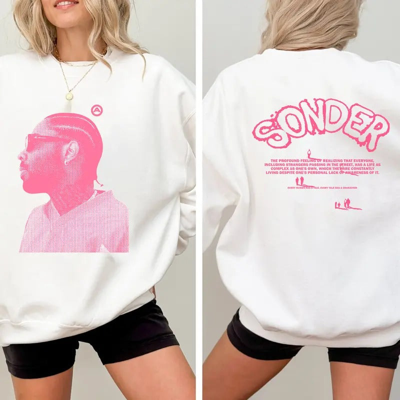 Brent Faiyazzz PINK Big Face Graphic Rap Sweatshirt Double Sides T-Shirts, Hoodie | PureTeeCo.com