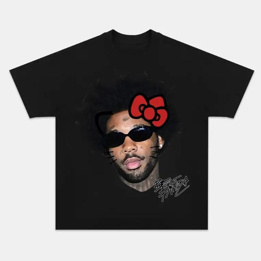 Brent Kitty Cute Vibrant Graphic T-Shirt